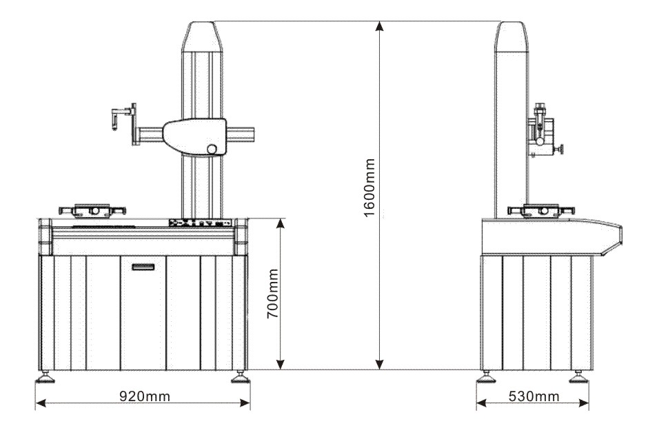 Roundness Tester CD-Kepler RT 1000 Dimension Testador de redondeza CD-Kepler RT 1000 Dimension